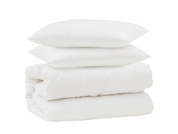 Juego De Edredón Con Almohada 3 Uds | Duvet Microfibra Y Plumas De Pato