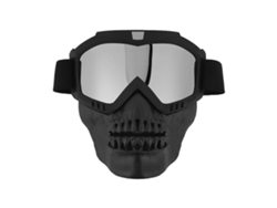 2026-gafas De Moto Craneo Para Casco De Motocross Atv Offroad Carreras Hombre Mujer Plata