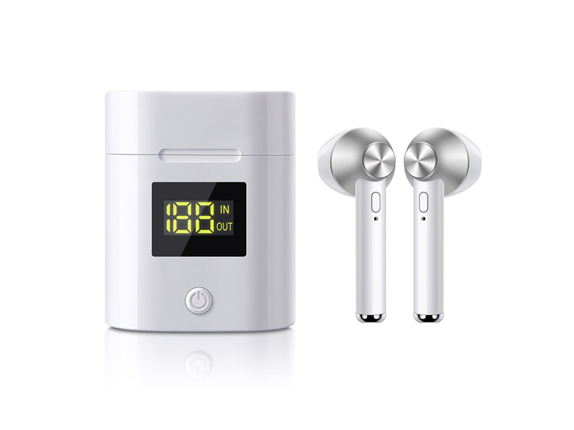 Auriculares Horas Standby Plata YIZHOOD True Wireless Bluetooth Plateado