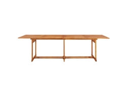 Mesa de comedor de jardín 280x90x75 cm Madera maciza de acacia MAISON EXCLUSIVE