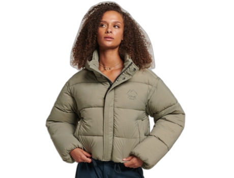 Abrigo para Mujer SUPERDRY (S - Poliéster - Multicolor)