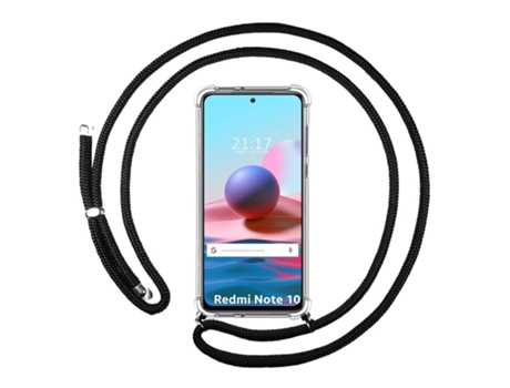 Carcasa Xiaomi Redmi Note 10 / 10S TUMUNDOSMARTPHONE Colgante Negro