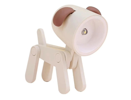 Mini luz de mesa de perro lindo escritorio de dibujos animados plegable lámpara de noche Led decoración de soporte de teléfono creativo MLJSH