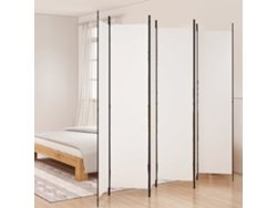 Separador LOVELY HOME con 6 Paneles de Tela Blanca (300 x 220 cm)