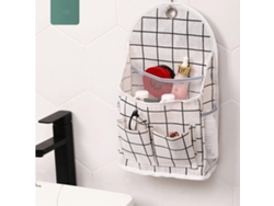 Bolsa Para Colgar Tela Blanca Multifunción Para Casa/estudiante/baño, Detrás De La Puerta