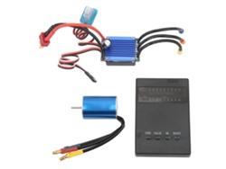 Kit De Motor Sin Escobillas 2435 4800kv Con Esc De 25a Y Tarjeta De Programación Para Coches Rc Traxxas A Escala 1/16 Y 1/18.