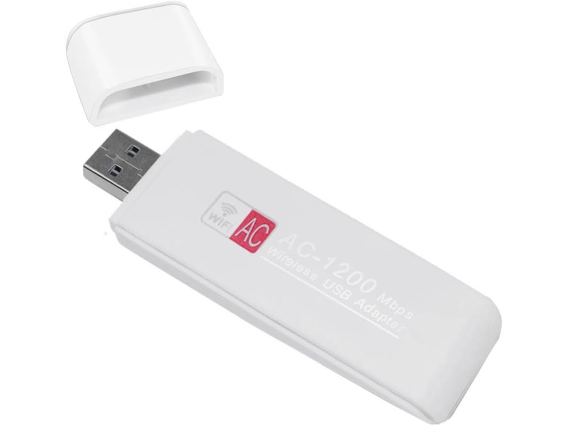 1 Adaptador de red WiFi USB inalámbrico de doble banda AC1200M MT7612UN SFUSHOS