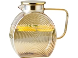 Jarra de 2.5 litros con tapa de acero inoxidable para jugos, café y bebidas con leche. Ideal para Gokoco.