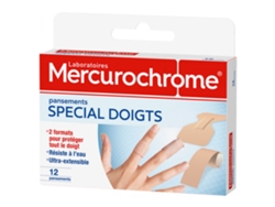 Curativo Special Fingers 12 Adhesivos MERCUROCHROME