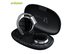 Auriculares Inalámbricos Bluetooth Tws (blancos) Con Cancelación De Ruido Y Micrófono, Y Equipados Con Luces.