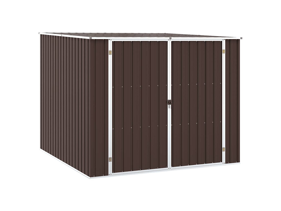 Cobertizo VIDAXL Marrón Acero (195x198x159 cm)