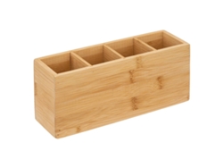 Organizador de Bambú de 4 Compartimentos 5 FIVE SIMPLY SMART