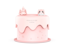 Humidificador de pastel de gato, silencioso para oficina en casa