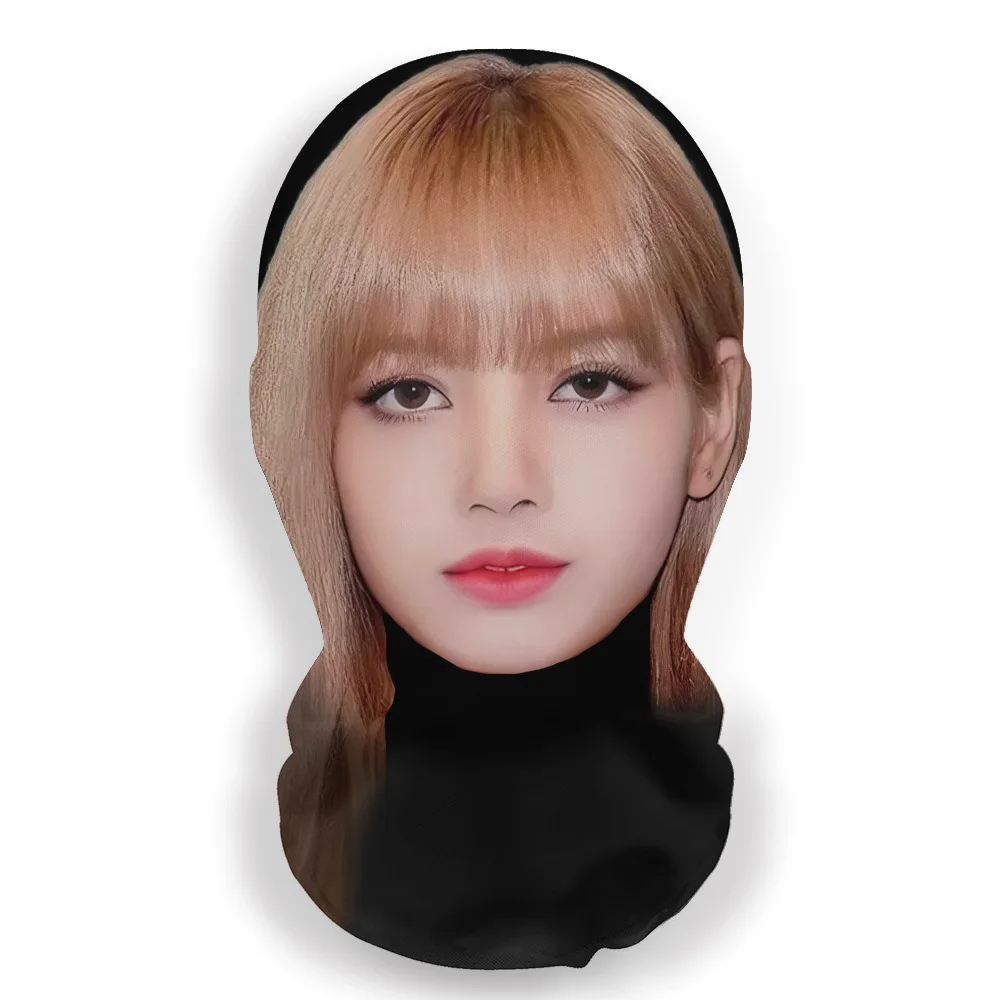 Mascarilla facial realista 3D para hombre y mujer, pasamontañas completo de hip hop para disfraces y fiestas de Halloween, modelo Nob23 Viewleaf