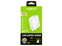 Conjunto De Carga (cable De Datos Con Conector) Oraimo Ocw-u101d+c54 Kit De Cargador Blanco Uk