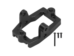 Soporte De Servo De Aluminio Metálico Para Traxxas 1/18 Rc Crawler Trx4m. Control Flexible, Tamaño Preciso, Ligero, Color Negro.