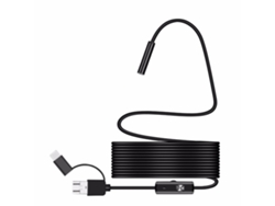 SZSMART  Câmara de Inspecção  Micro Usb Tipo Com Fio Flexível Rígido para Smartphone Android (Cabo de 10M)