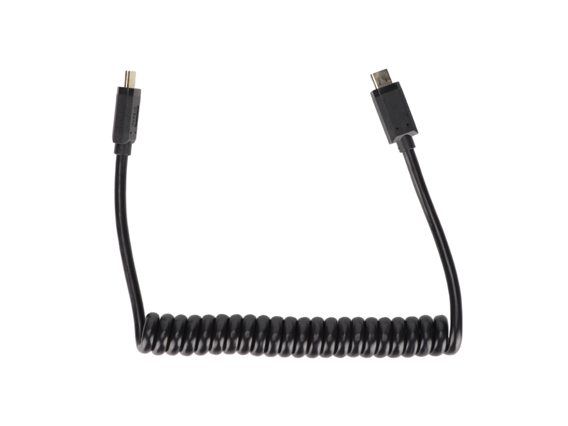 Cabo Usb C Para Usb C 10gbps 4k 60hz Carregamento Rápido 3a 1.2m Design De Mola Helical Durável