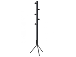 Perchero De Metal Negro Con 5 Enganches 170Cm Style KMT