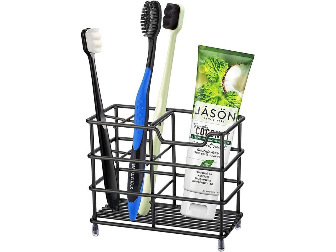 Soporte De Acero Inoxidable 304 Anticorrosivo Para Cepillo Y Pasta De Dientes Para Baño.