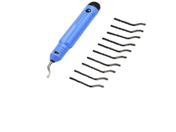 Kit De Herramientas De Desbarbado Multifunción Con 11 Cuchillas Para Metal, Latón, Acero, Aluminio Y Pvc