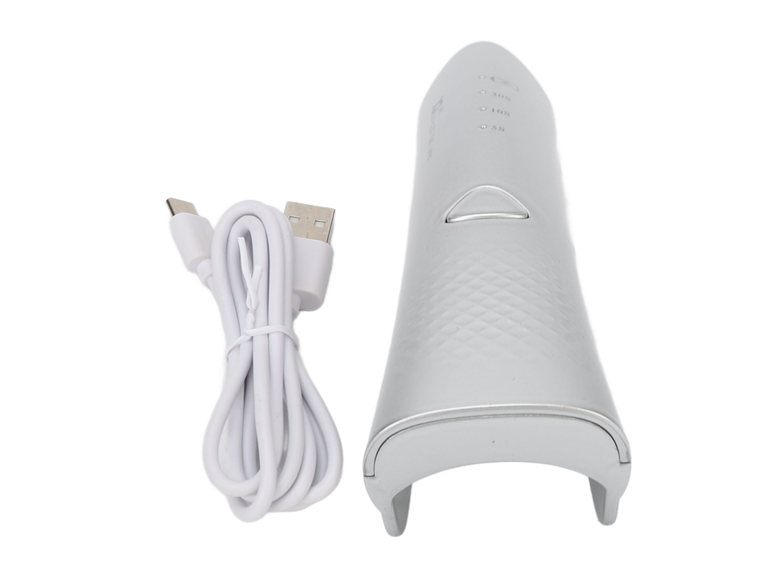 Omni-lámpara Uv Para Uñas Mini Secador Rápido 3 Niveles Luz De Curado Esmalte De Uñas Plata