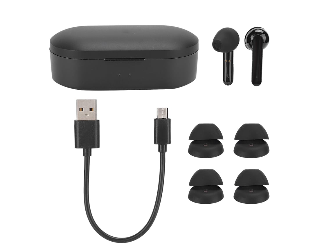 Auriculares Inalámbricos Bluetooth Qcy T3, Auriculares Mini Intrauditivos Con Estuche De Carga
