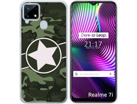 Carcasa Realme 7i / Narzo 30A TUMUNDOSMARTPHONE Camuflaje 01 Multicolor