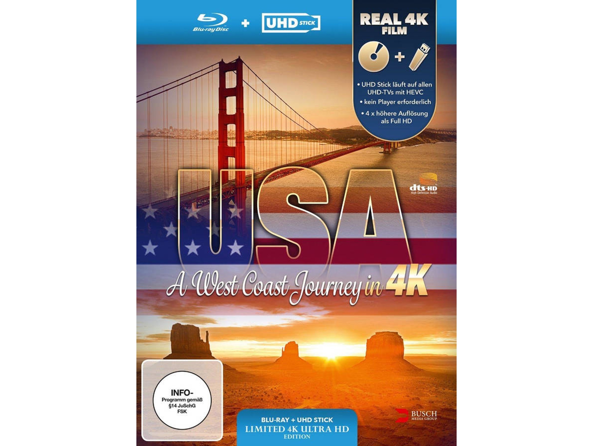 Blu-Ray 4K USA - A West Coast Journey - Limited Edition