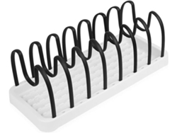 Escurridor De Platos Multifuncional, Fácil De Instalar, Ajustable, Gris Oscuro.