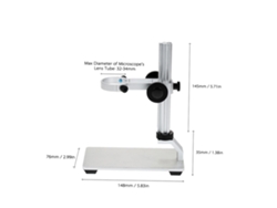 Soporte Ajustable De Aleación De Aluminio Para Microscopio Digital Usb G600 Con Soporte De Elevación.