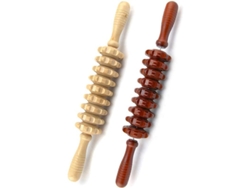 Rodillo De Masaje Manual Para Aliviar La Celulitis Y El Dolor Muscular Con 2 Piezas Desmontables - Herramienta De Relajación