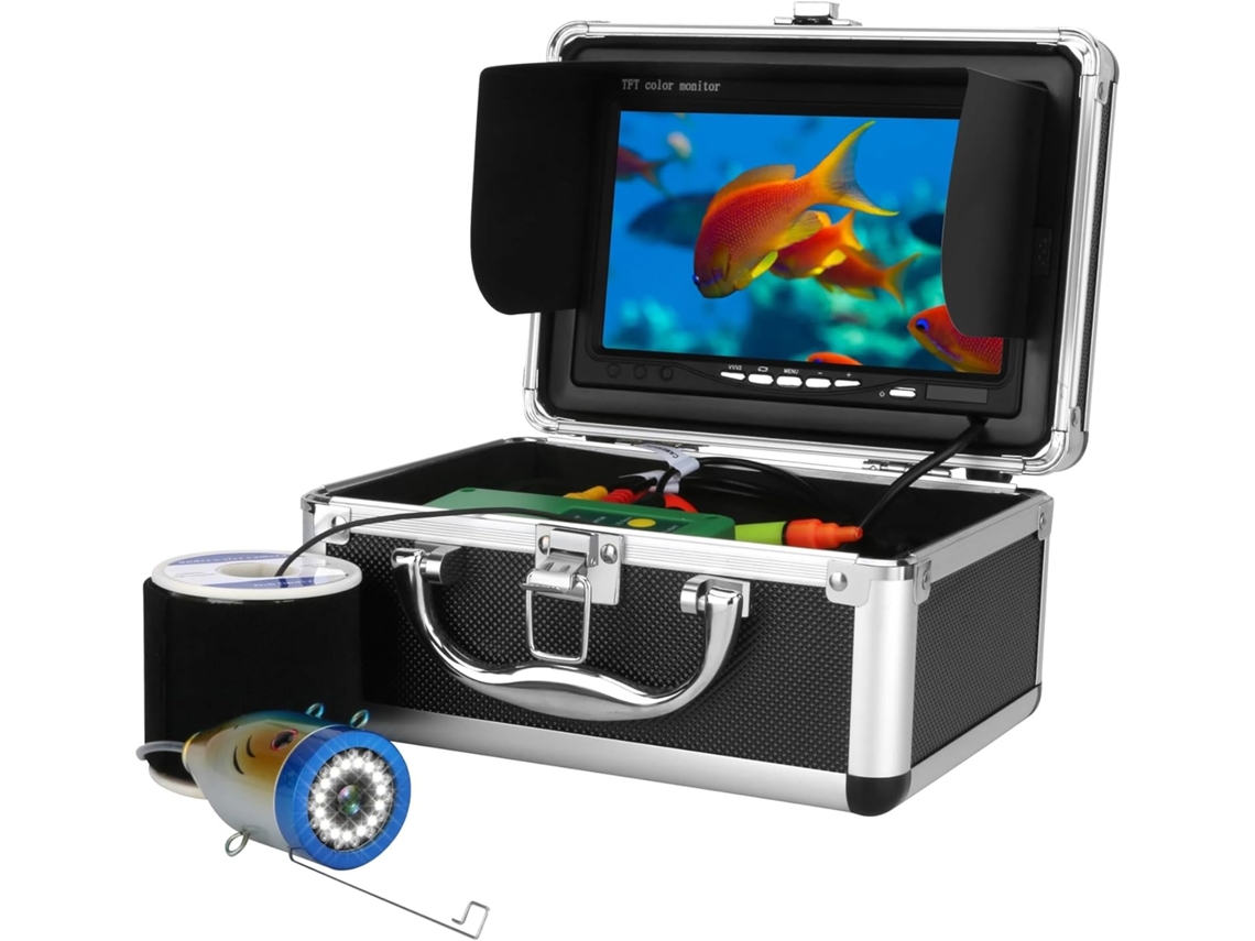 Para Pesca En Hielo, Pesca En Lagos Y Pesca Desde Embarcaciones: Cámara Subacuática Con Detector