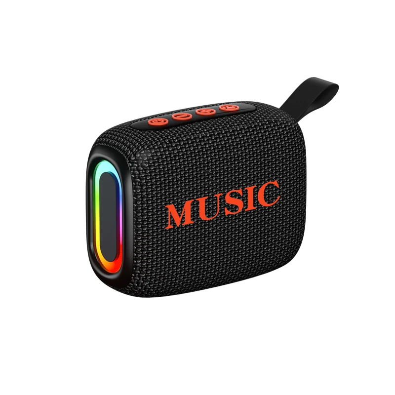 Altavoz Bluetooth Impermeable (negro) Con Efecto De Iluminación.