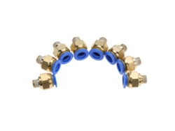 10mm Tubería Aire Rápido Conexiones Rosca Macho Recta Empuje (pc10-1 8pcs)