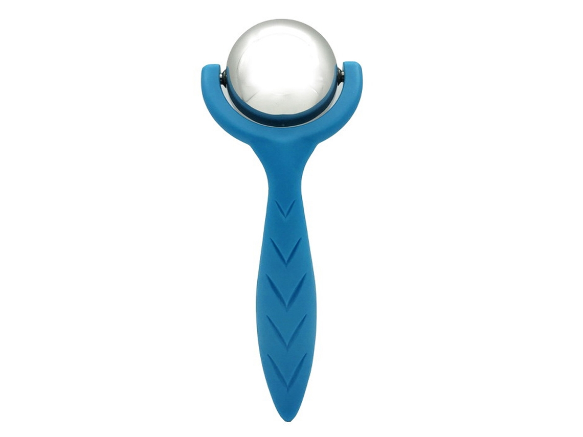Rodillo de masaje con bola para aliviar el dolor de cuello, hombros y piernas con cable térmico frío-caliente Kofihety