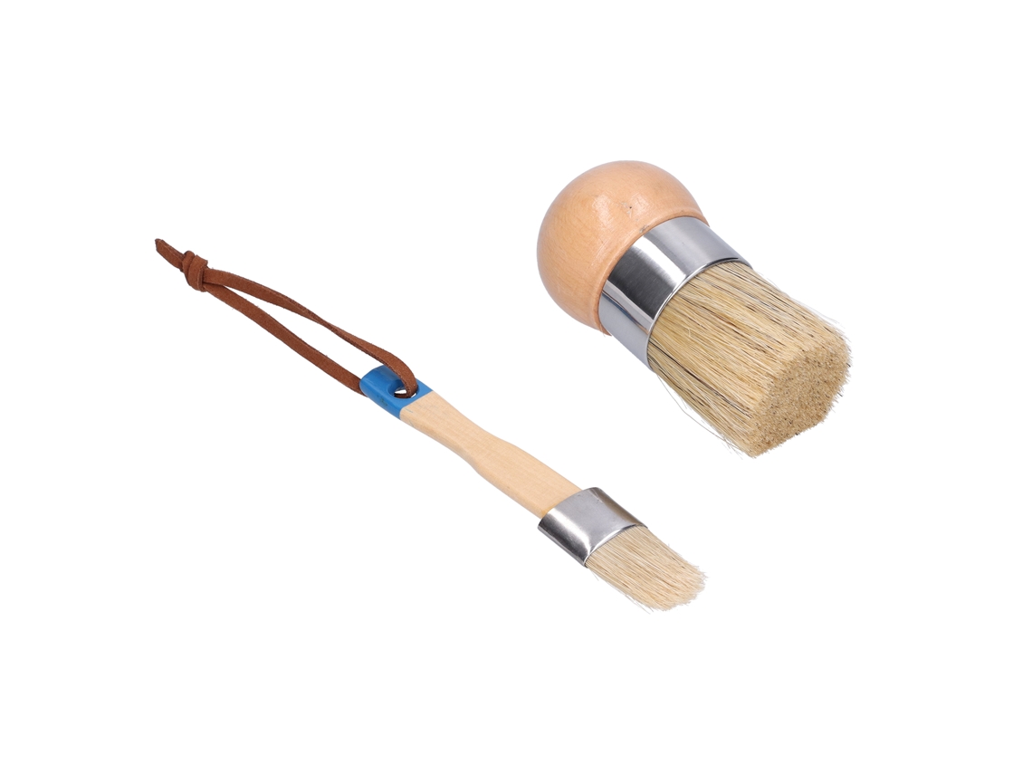 Juego De 2 Pinceles De 2 X 1,1 Pulgadas Para Muebles, Pintura De Paredes, Decoración Del Hogar Y Manualidades.