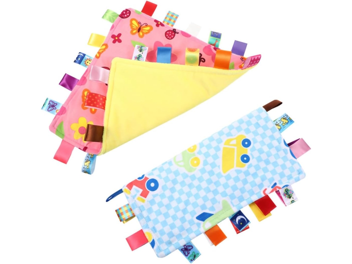 Manta Suave 2 Piezas De Seguridad Para Niños Y Niñas, Edredón Lavable, Relajante, Unisex, Práctico