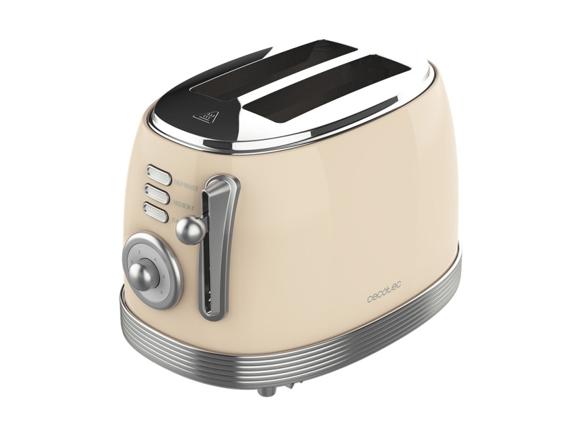Tostadora CECOTEC Vintage 800 light beige (850 W)