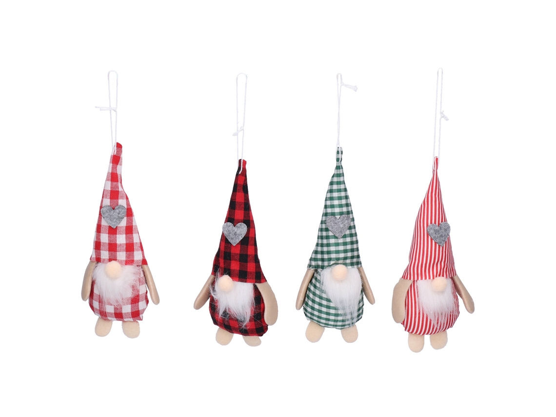 4 Muñecos Sin Rostro De Papá Noel Y Muñecos Enanos, Juguetes De Decoración Navideña De Poliéster