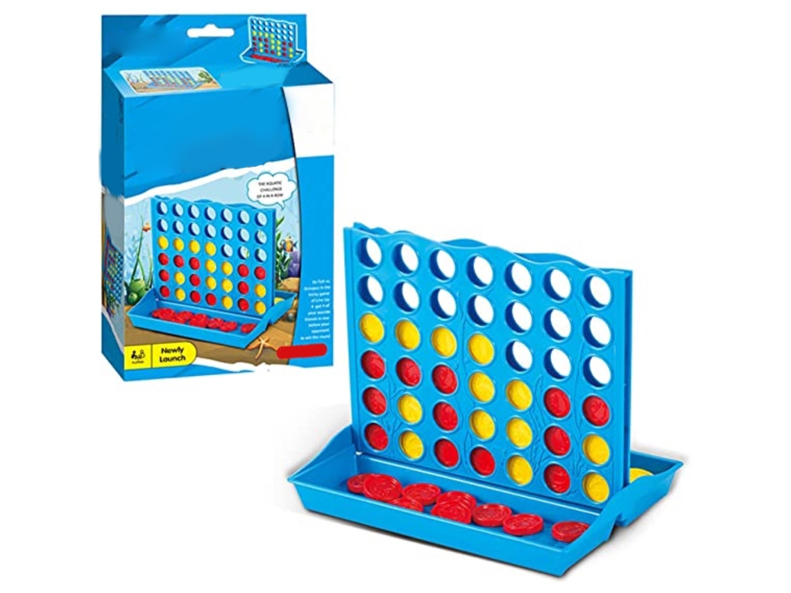 Conecta Cuatro es un juego de mesa clásico de ATS, un juego interactivo para niños y adultos, ideal para fiestas y viajes.