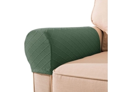 2026-fundas Para Reposabrazos De 2 Piezas Estiramiento Patrón Diamante Para Sillones Sofás Color Verde Matcha