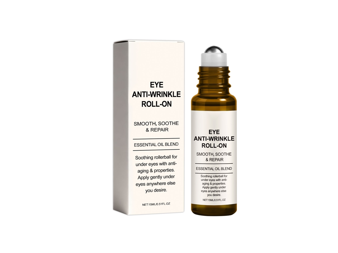Sérum en roll-on para reducir las arrugas en el contorno de los ojos.
