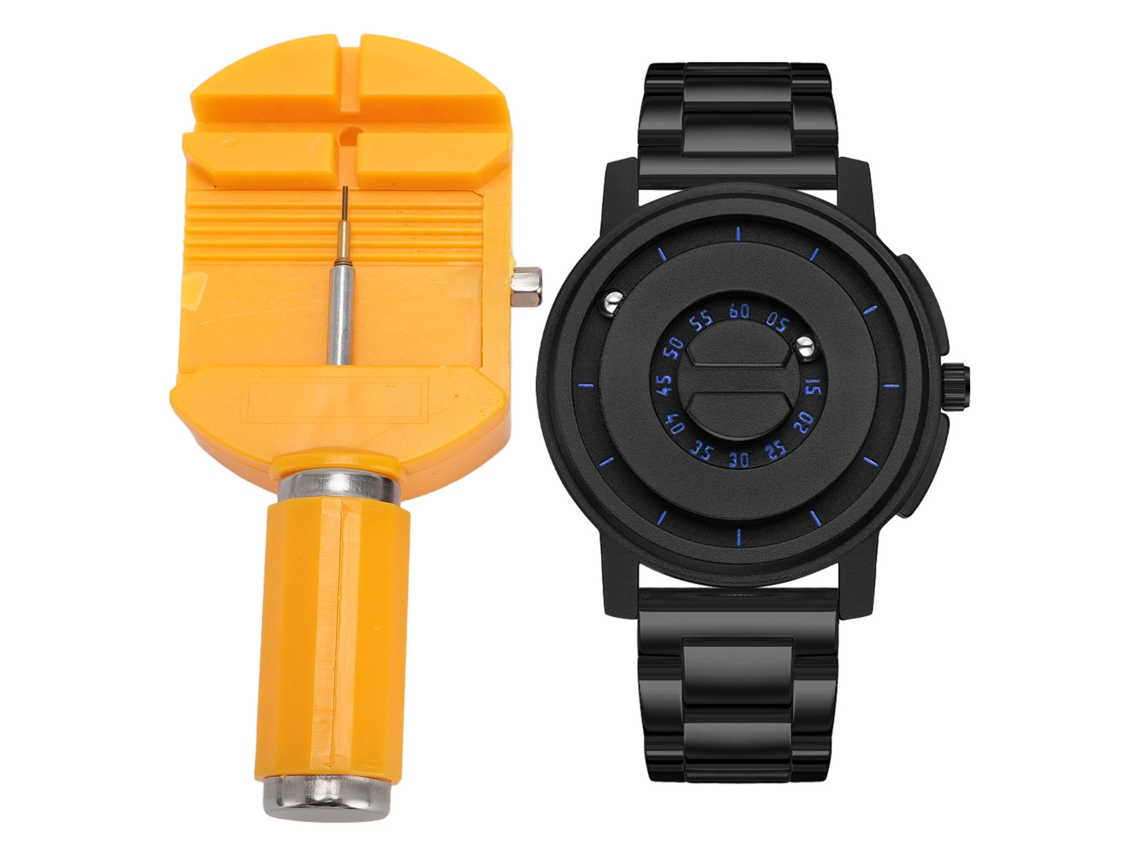 Elegante Reloj De Pulsera De Cuarzo Amarillo Con Funda De Cuero Para Hombres, Mujeres, Niñas Y Niños.