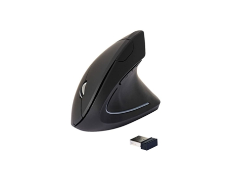 Ratón Inalámbrico Óptico Q-CONNECT KF10714 (Negro)