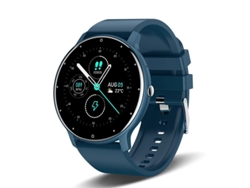 Reloj inteligente MDUG con pantalla táctil completa, resistente al agua para uso deportivo y función de llamada digital Bluetooth (azul)