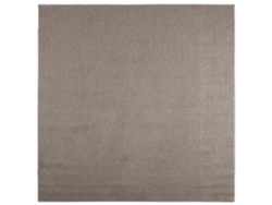 Alfombras De Área Cuadrado Lugo Taupé 240 X 240 Cm Poliéster