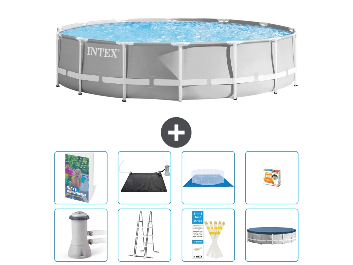 Intex Piscina Prism Frame Redonda - 427x107 Cm - 9-peças S559