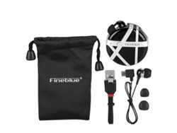 Auriculares Inalámbricos Bluetooth Fineblue Fd55 V4.1 De Clip Para Negocios Y Deportes Negro+plata