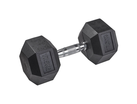 Mancuerna de goma hexagonal TANGA SPORTS
